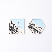 Afbeelding in Gallery-weergave laden, Onderzetters set Stracciatella in the Sky