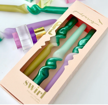 Load image into Gallery viewer, Dip Dye Swirl * Vibrant Matcha
